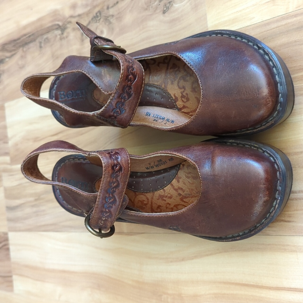 Born Mary-Jane style clogs